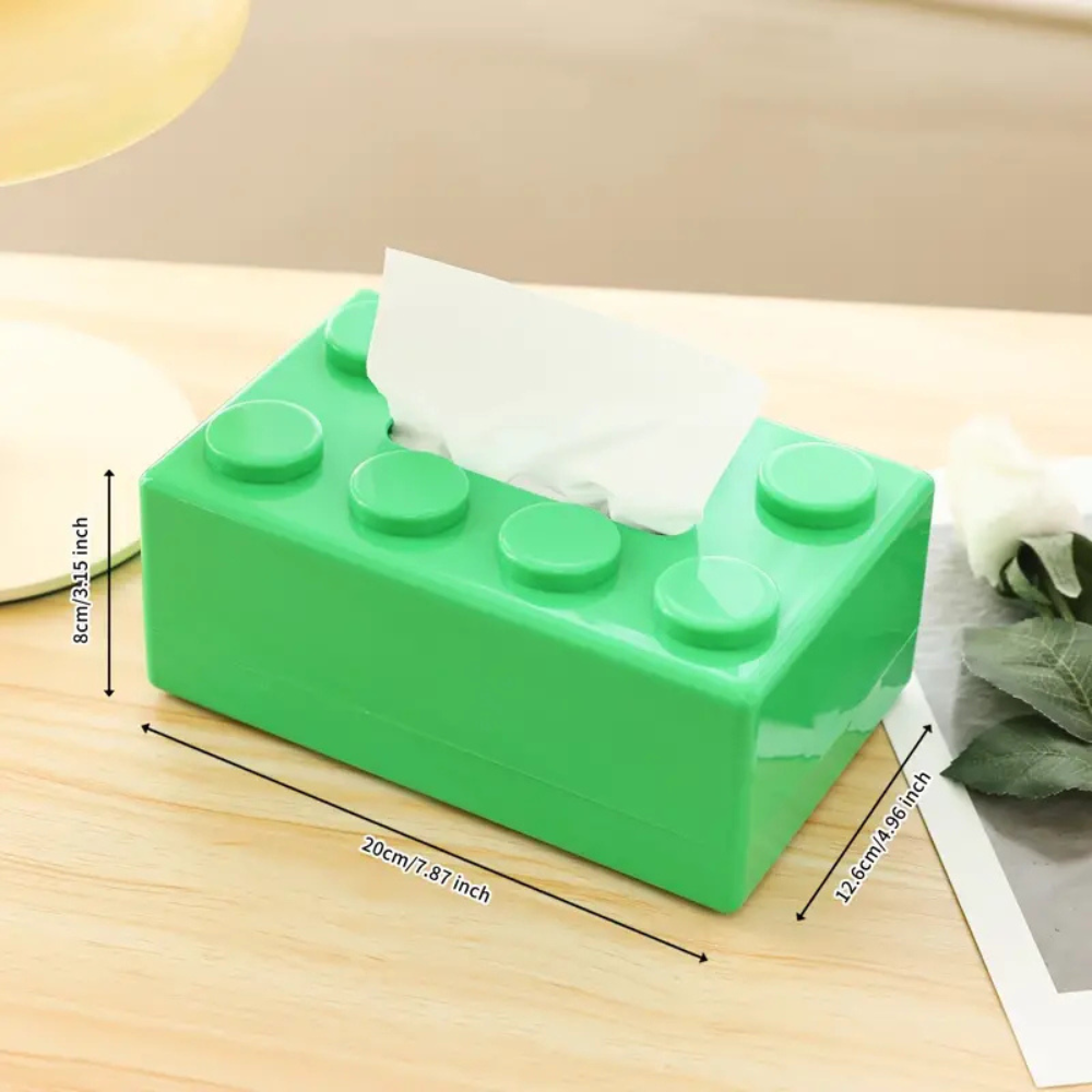 Boîte à mouchoirs blocs de construction