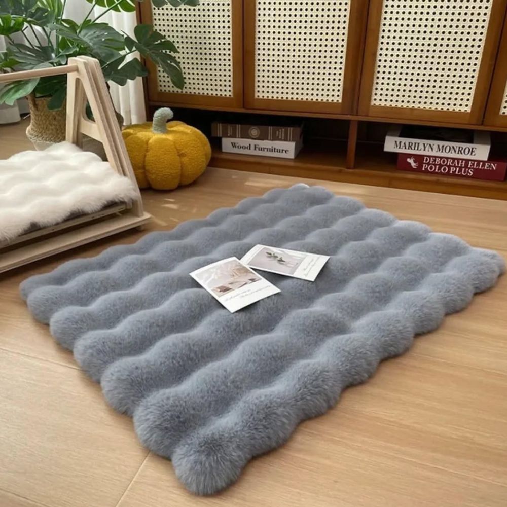 Tapis pour animaux en fausse fourrure