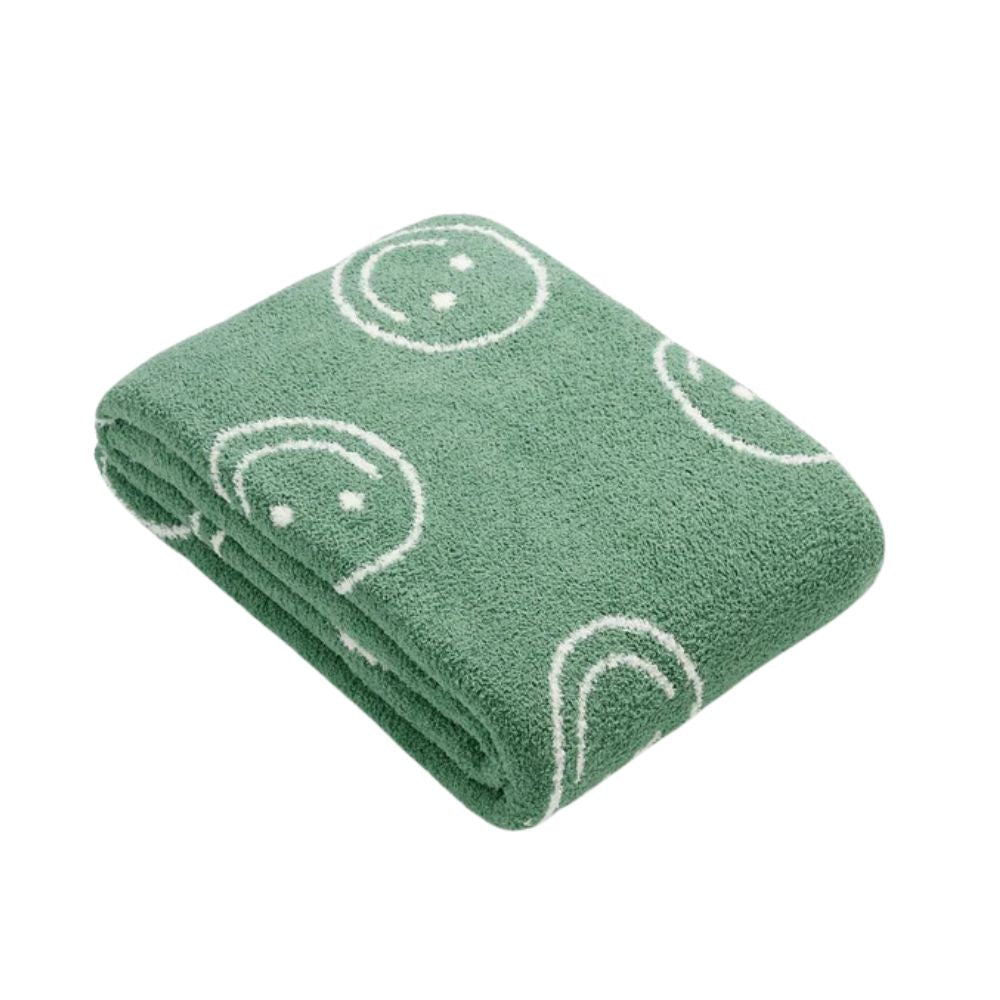 Plaid moelleux smiley