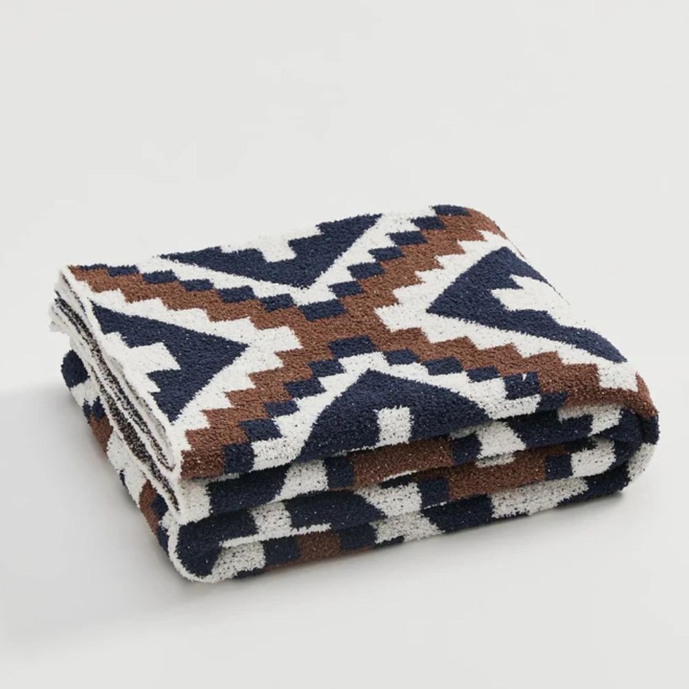 Plaid tricoté Sierra Peaks