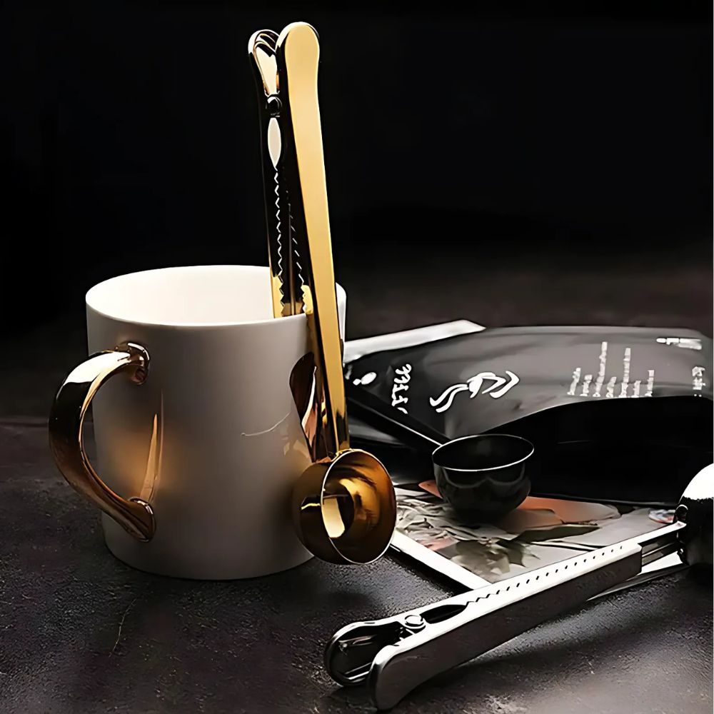 Cuillère à café Seal & Scoop avec pince
