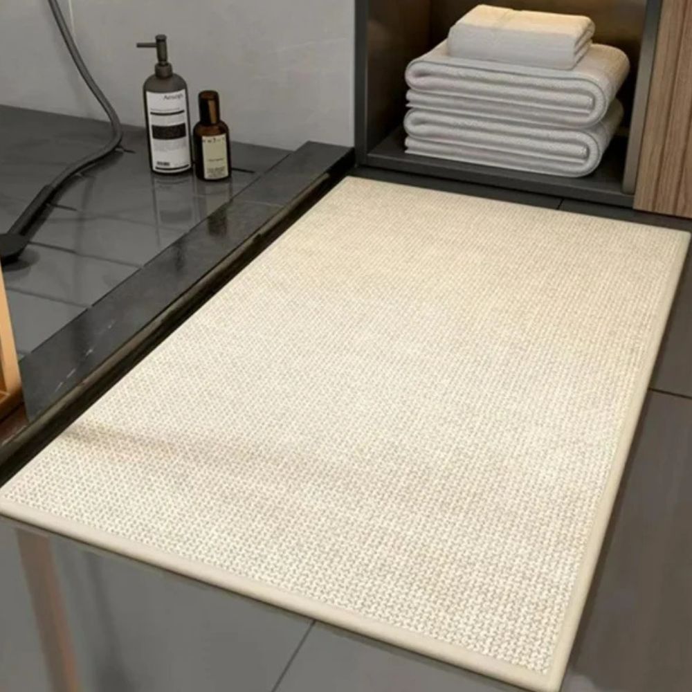 Tapis de bain antidérapant tressé Braided Comfort