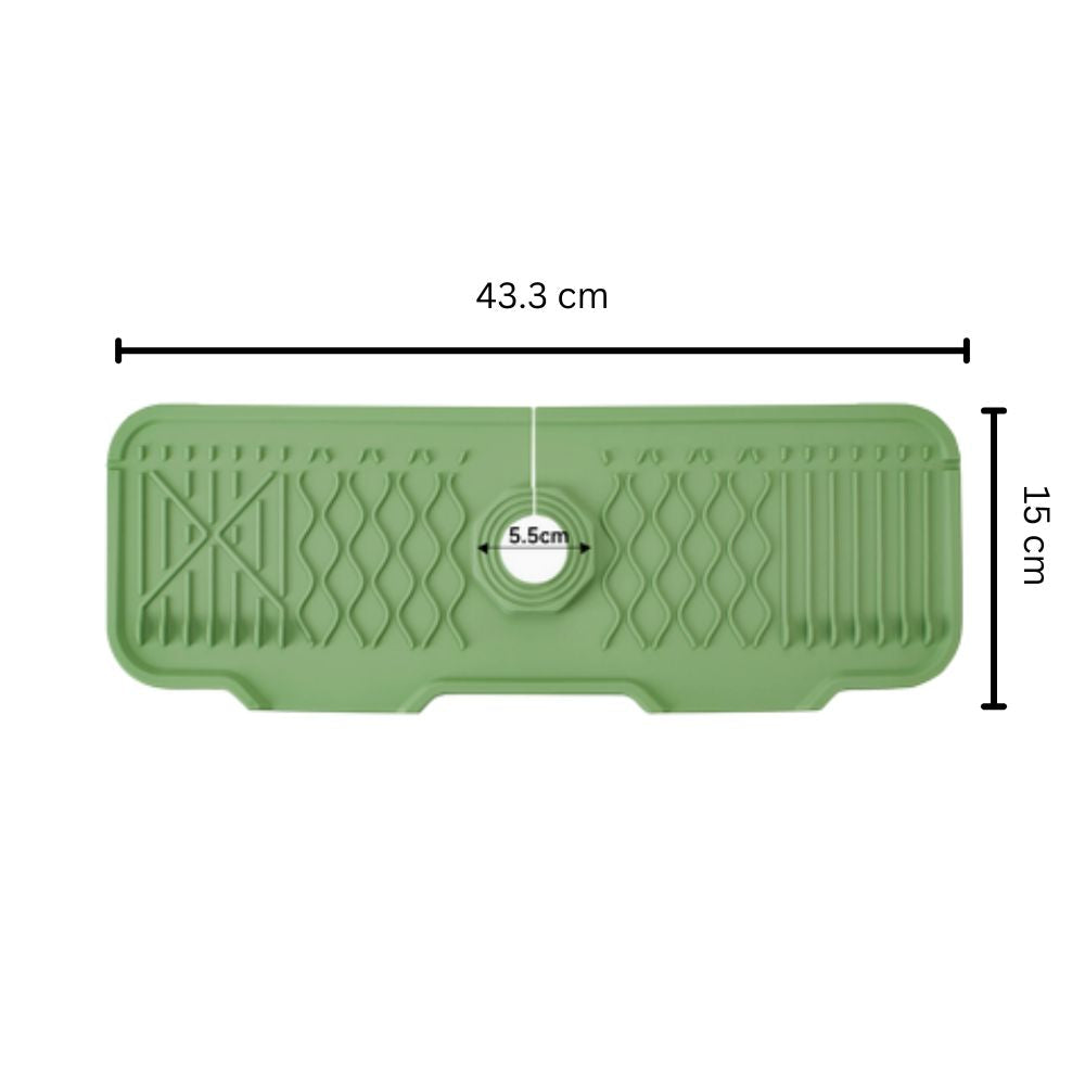 Tapis d'évier en caoutchouc Aqua Slope
