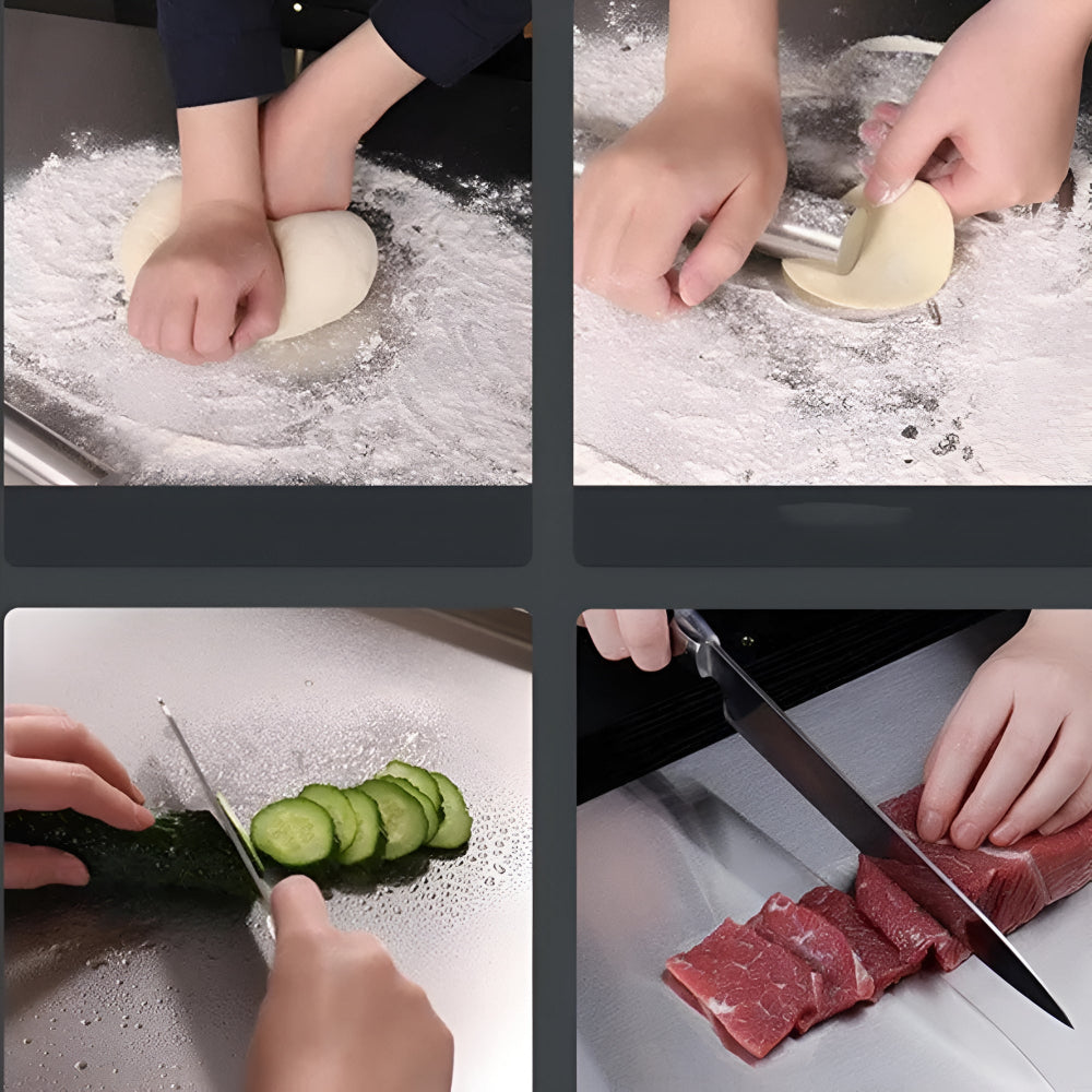 Planche à découper en acier premium
