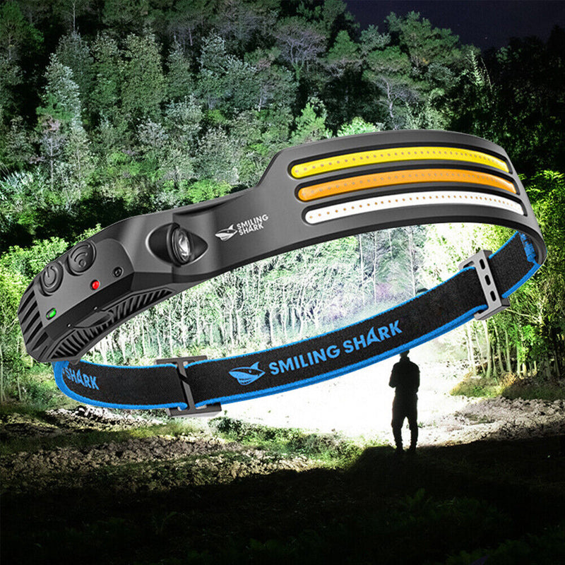 Lampe Frontale LED Puissante Rechargeable USB