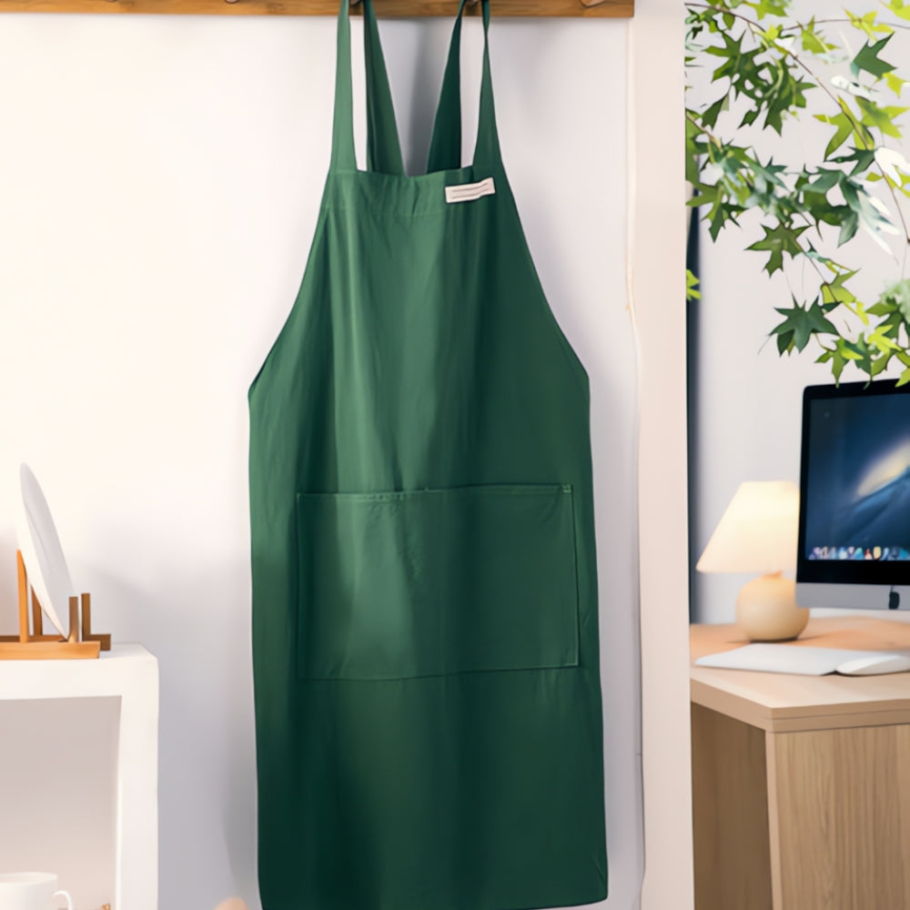 Tablier minimaliste à bretelles croisées