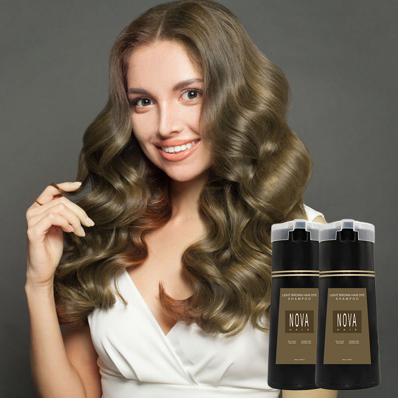 Shampoing Colorant Instantané – Couvre les Cheveux Gris en Quelques Secondes