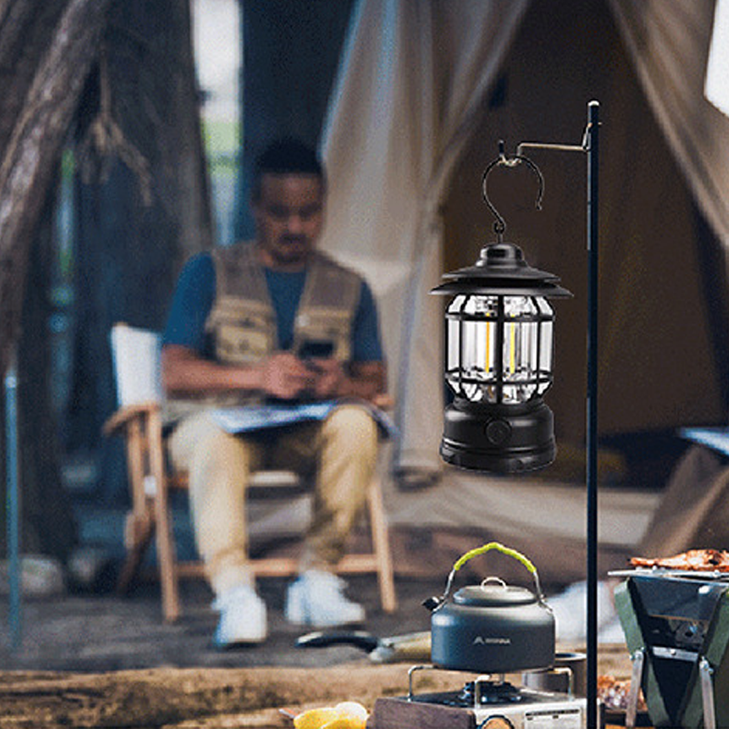 Lampe de Camping Rétro Portable