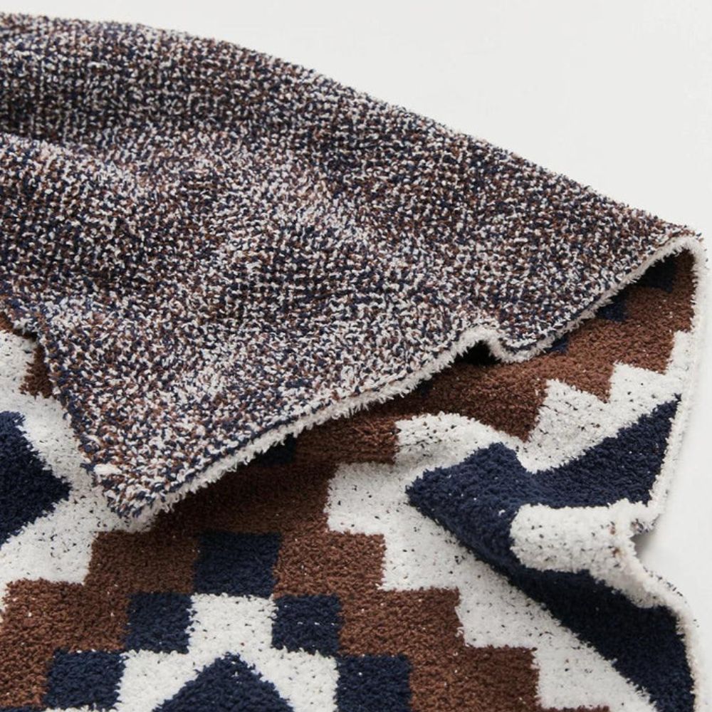 Plaid tricoté Sierra Peaks