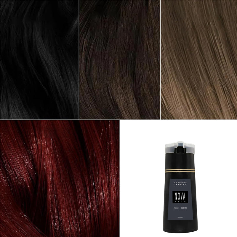 Shampoing Colorant Instantané – Couvre les Cheveux Gris en Quelques Secondes