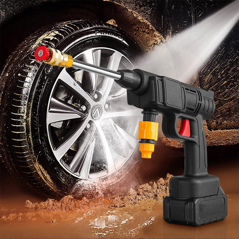 Pistolet Haute Pression Sans Fil Portable – Nettoyeur pour Voiture & Jardin