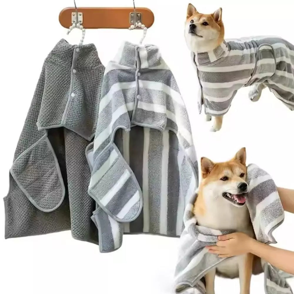 Peignoir de séchage Gentle Touch pour chien