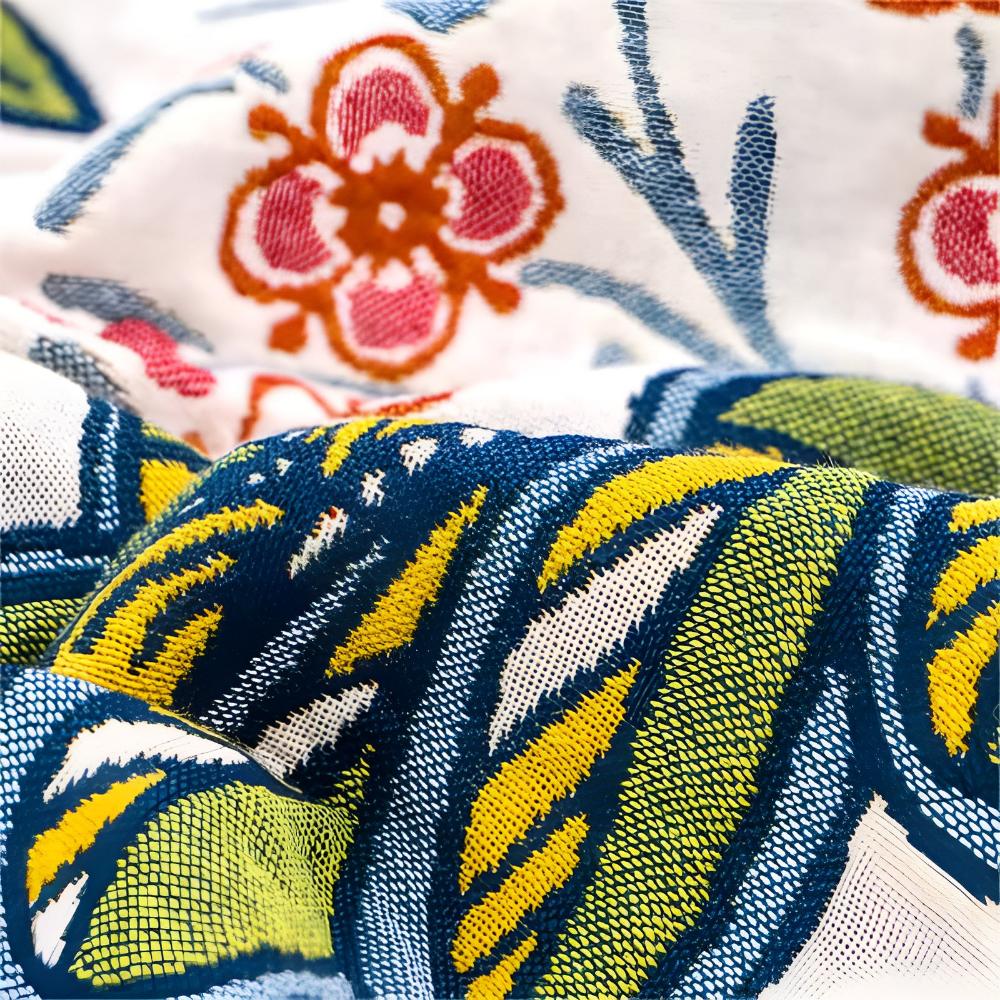 Serviette de bain réversible Garden Bloom