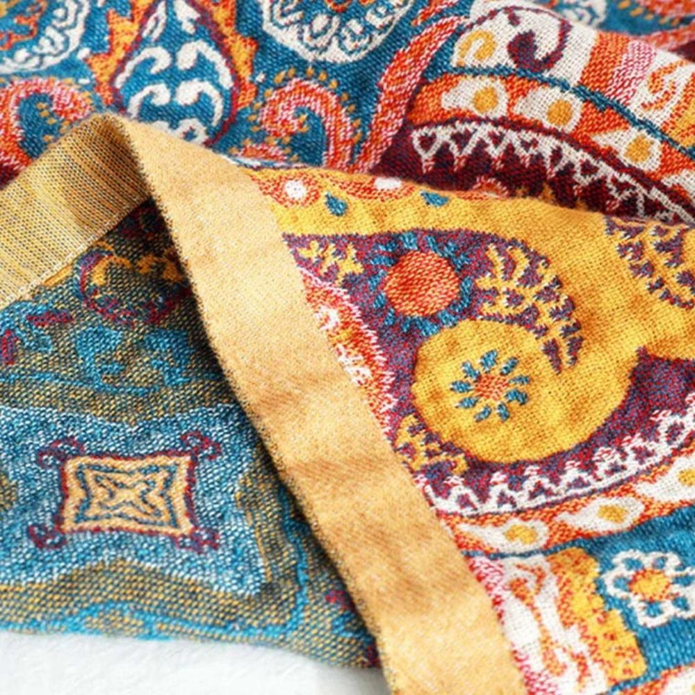 Serviette vintage éclectique