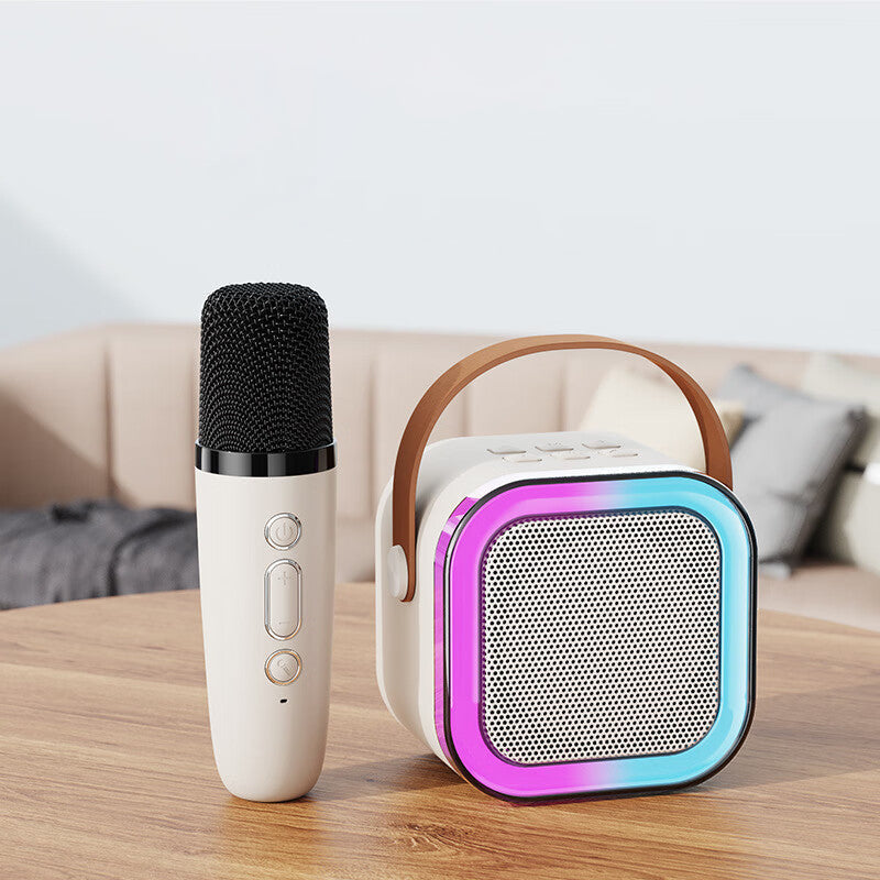 Mini Machine Karaoké avec Micros Sans Fil