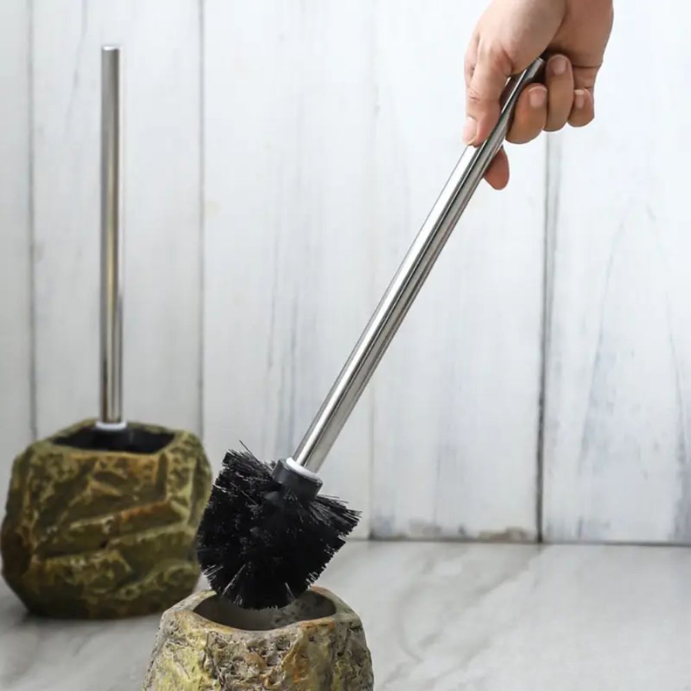 Brosse WC en céramique effet pierre – Desert Sable