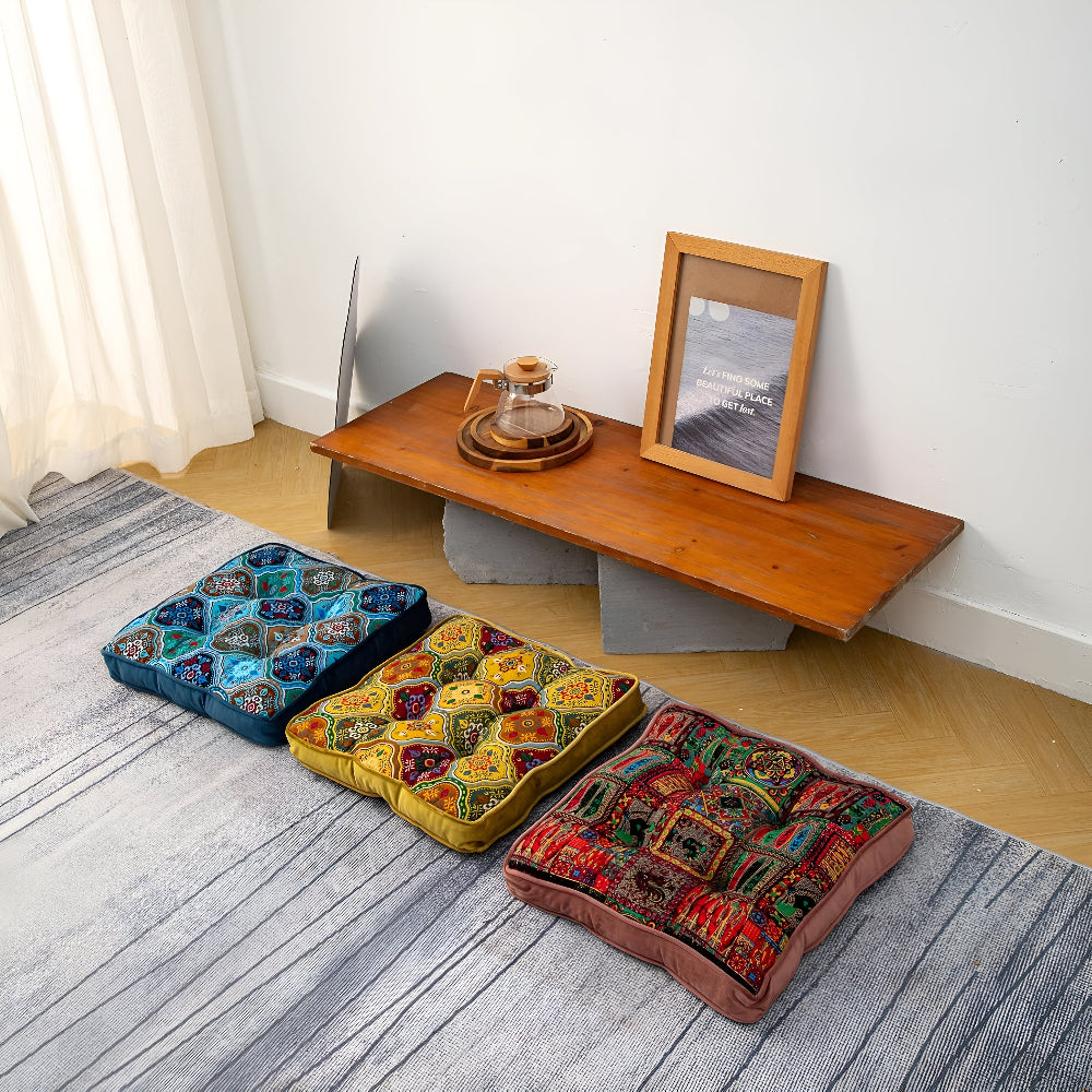Coussin à liens d'inspiration marocaine – Dorérod