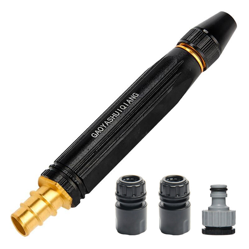 Buse Métal Haute Pression pour Tuyau d'Arrosage – Jet Réglable