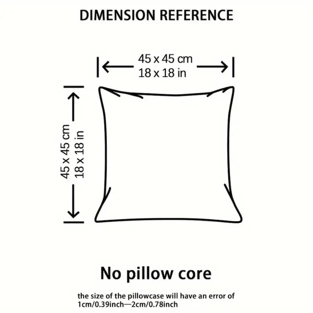 Housse de coussin moelleuse effet marbre