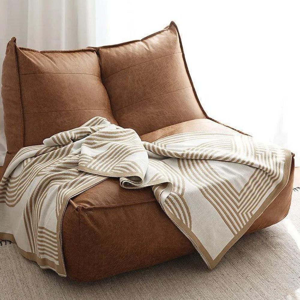 Plaid tricoté Snuggle Maze