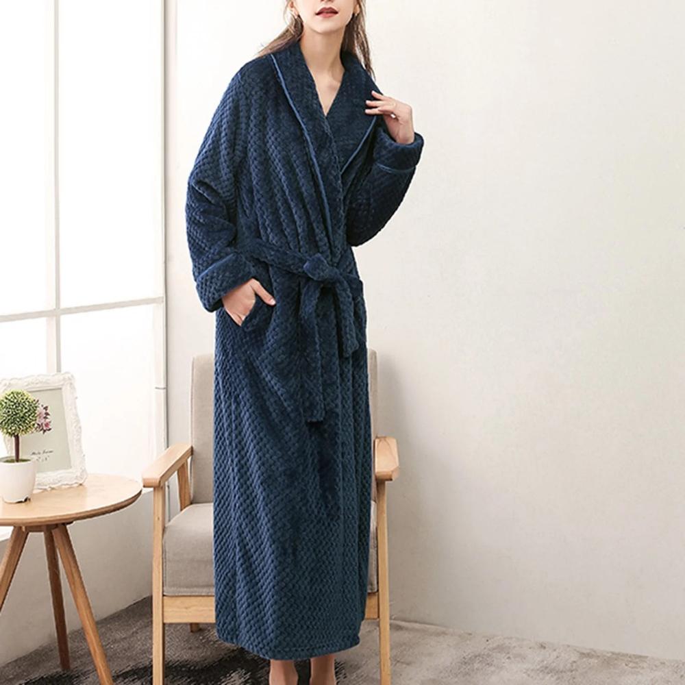 Peignoir en polaire moelleux