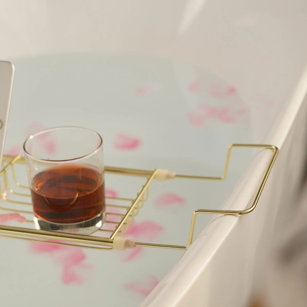 Plateau de baignoire réglable en inox