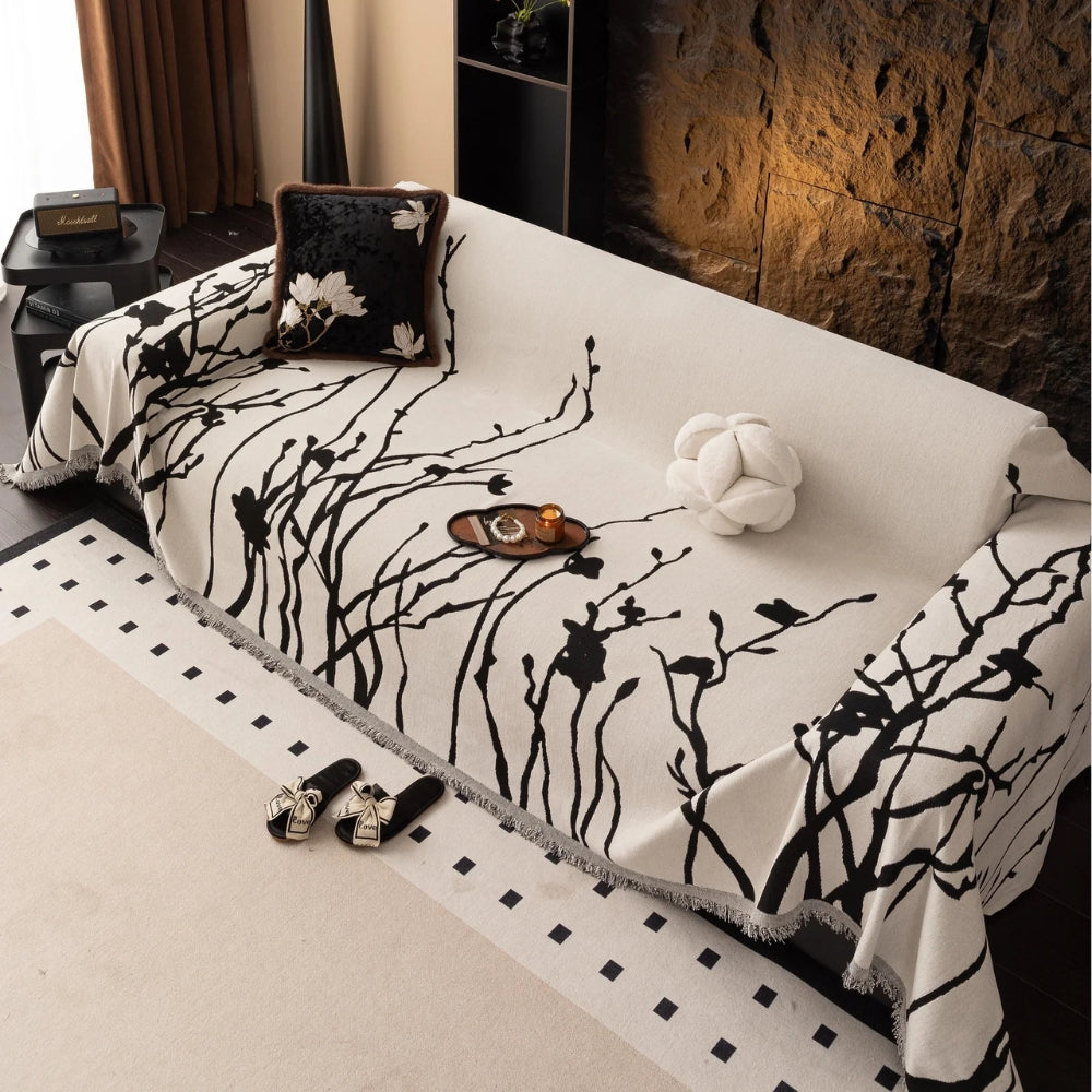 Housse de canapé en chenille Twilight Branches