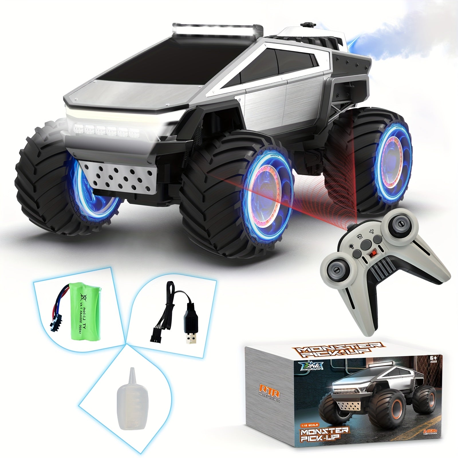 Monster truck radiocommande tout-terrain