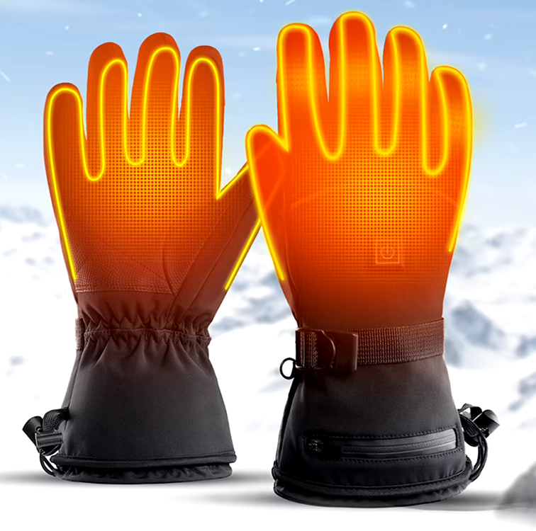 Gants chauffants electriques