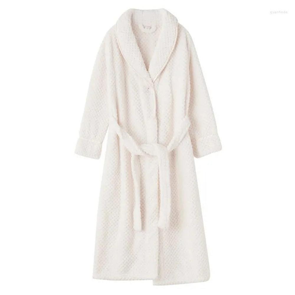 Peignoir en polaire moelleux