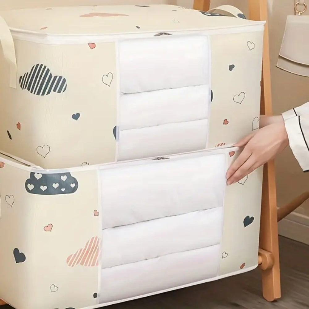 Sac de rangement pour vêtements d'enfant – Blanc