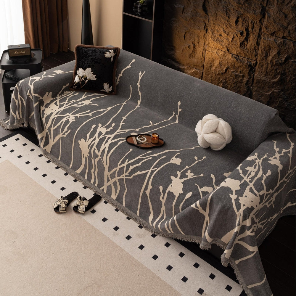Housse de canapé en chenille Twilight Branches