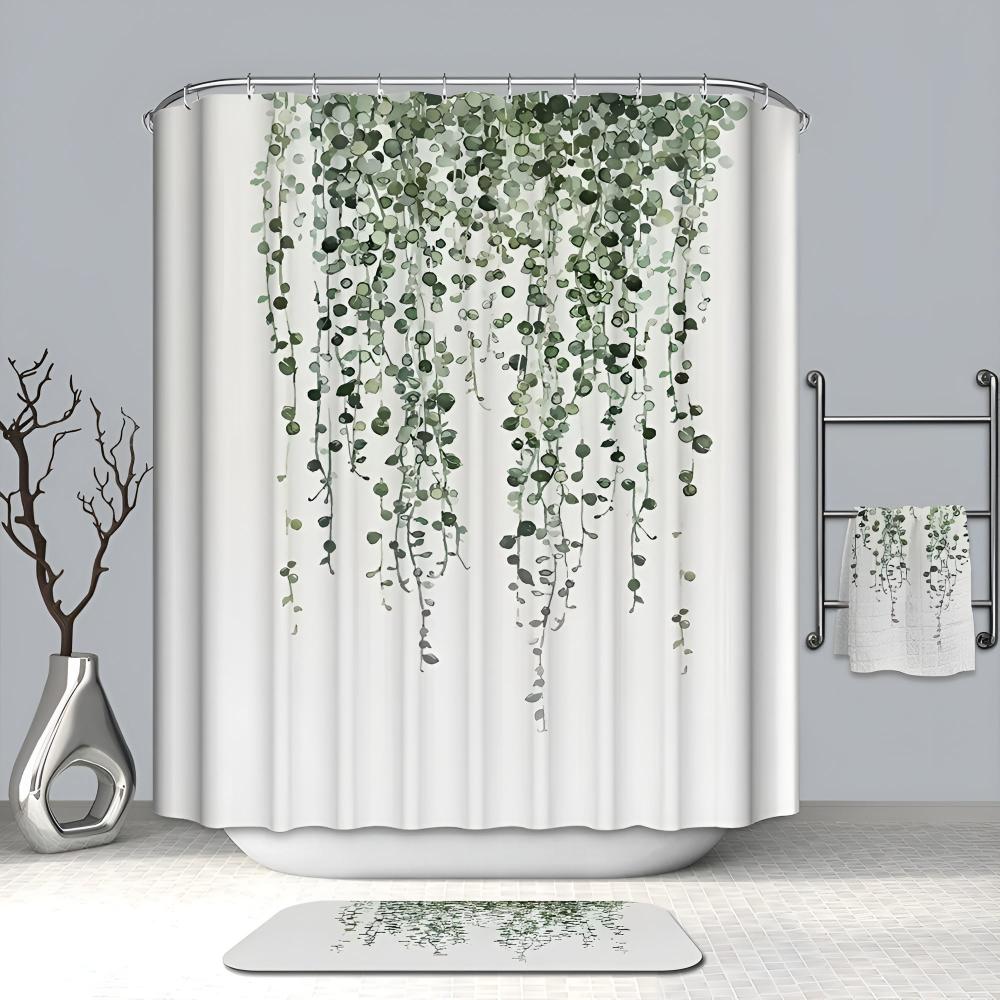 Rideau de douche lierre