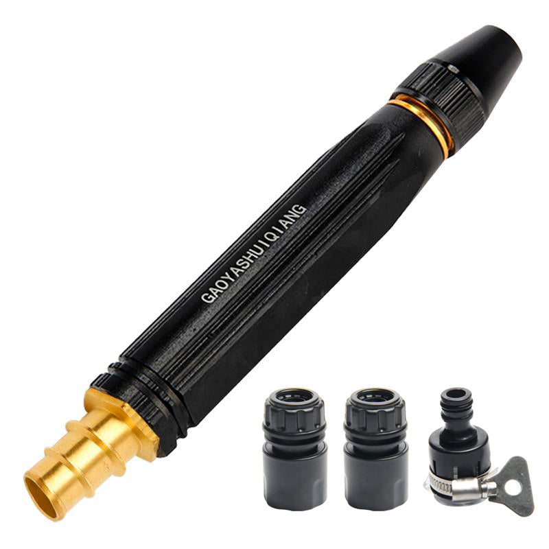 Buse Métal Haute Pression pour Tuyau d'Arrosage – Jet Réglable