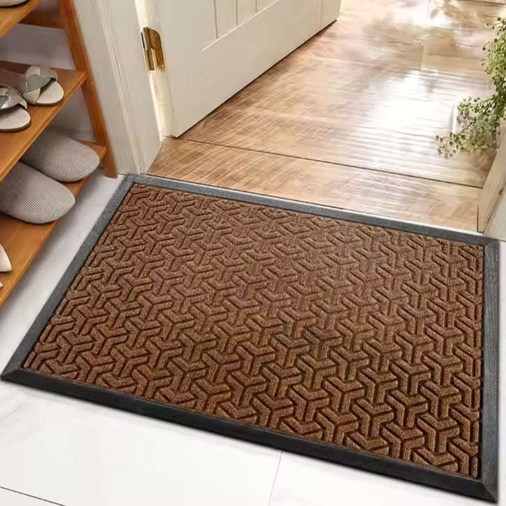 Paillasson géométrique d'entrée