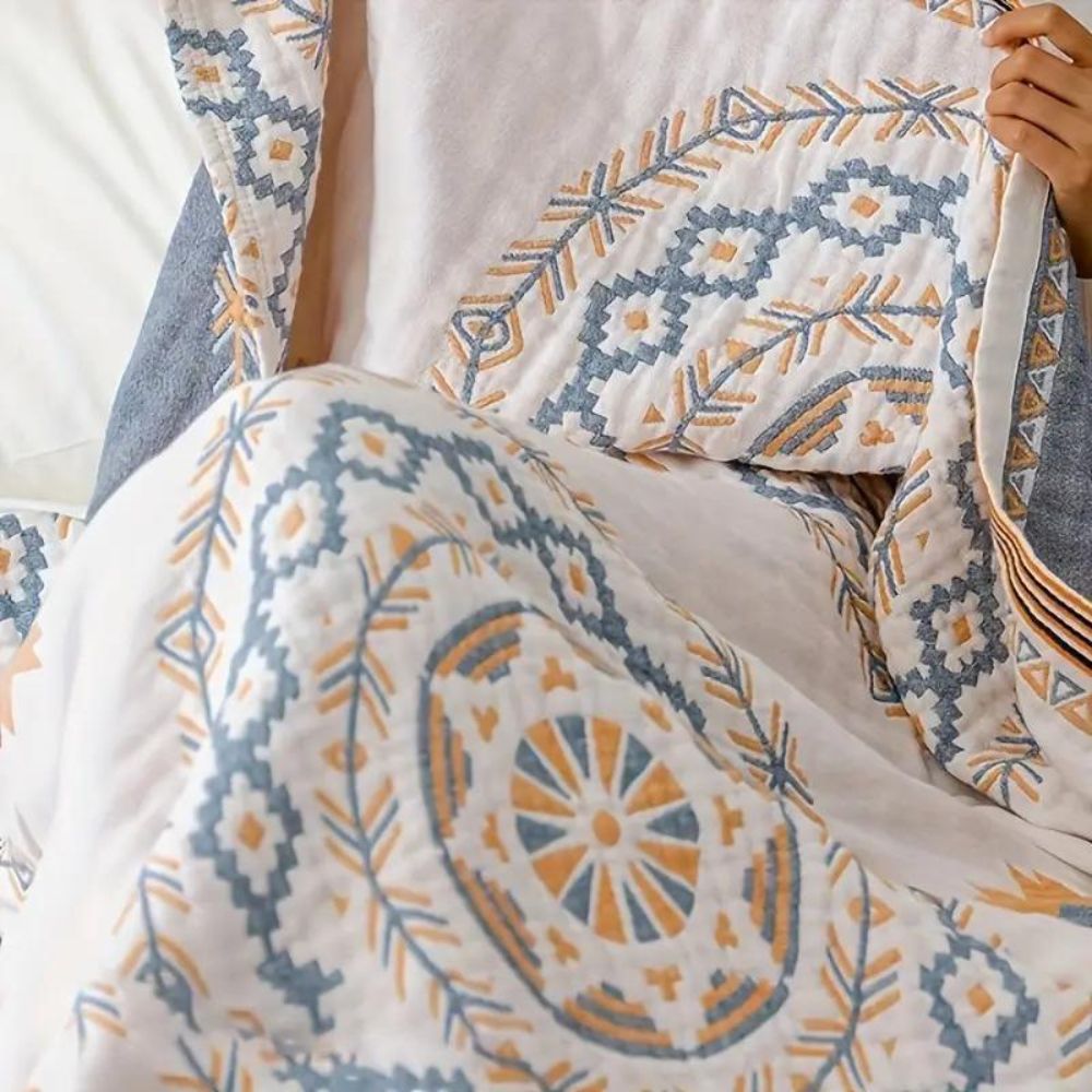 Serene Mandala | Plaid en coton