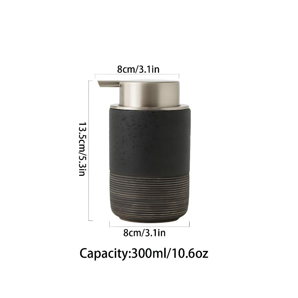 Distributeur de savon en céramique minimaliste