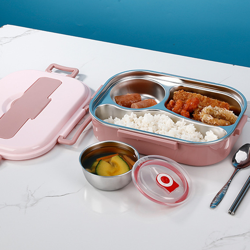 Boîte Bento en Acier Inoxydable – Lunch Box Étanche