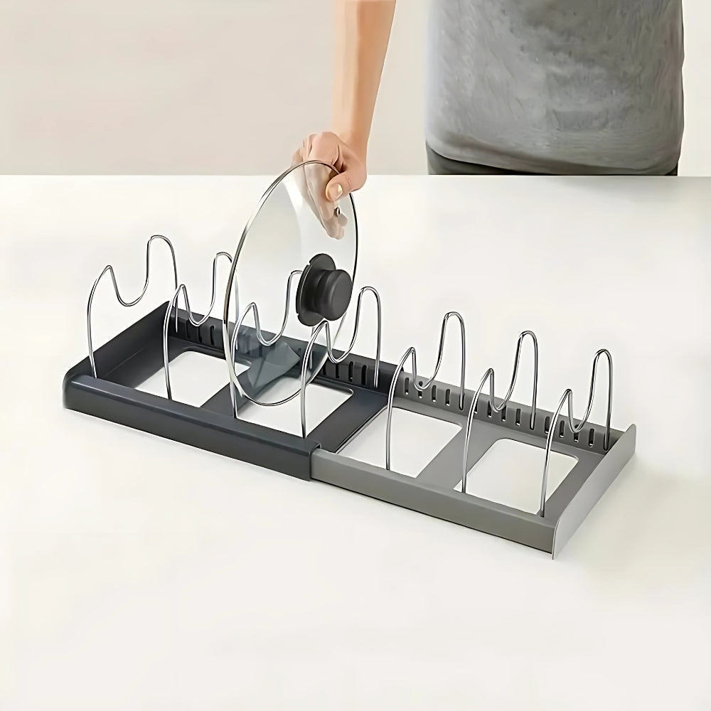 Support extensible pour casseroles et poêles – 7 Dividers