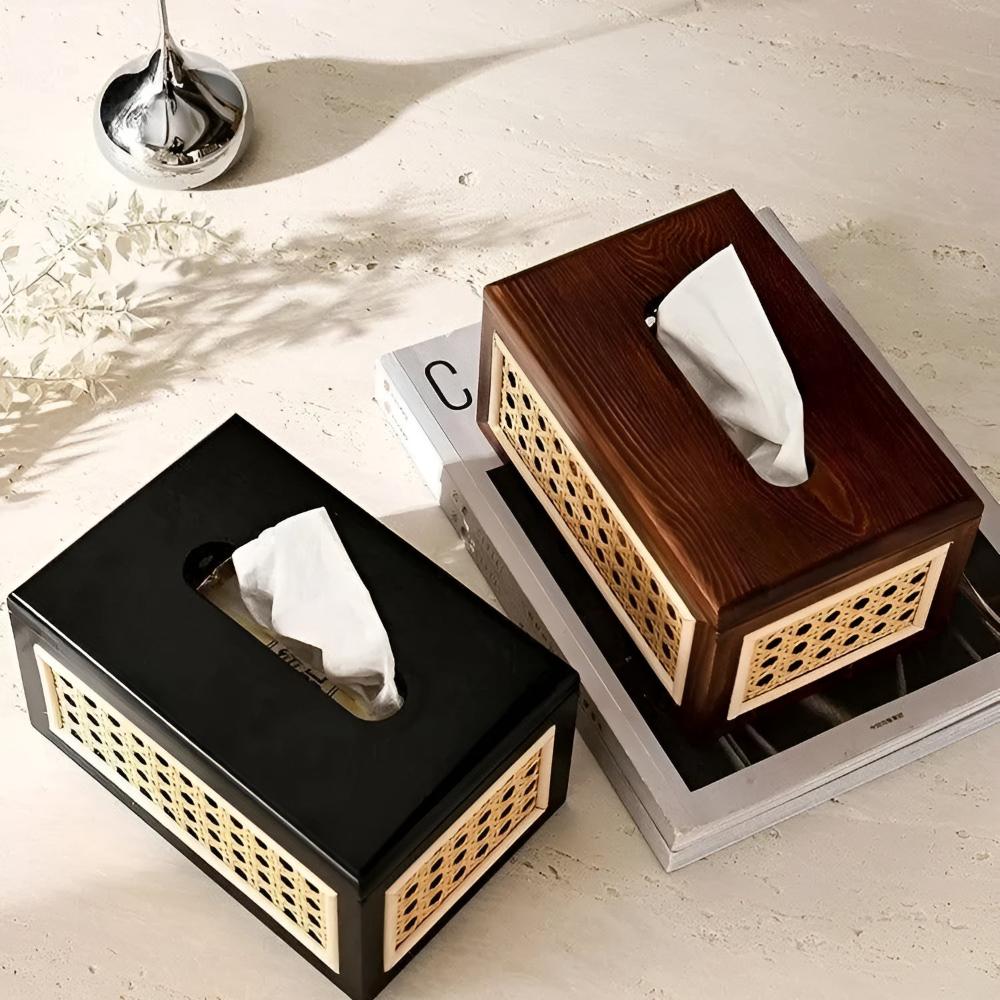 Boîte à mouchoirs japandi minimaliste