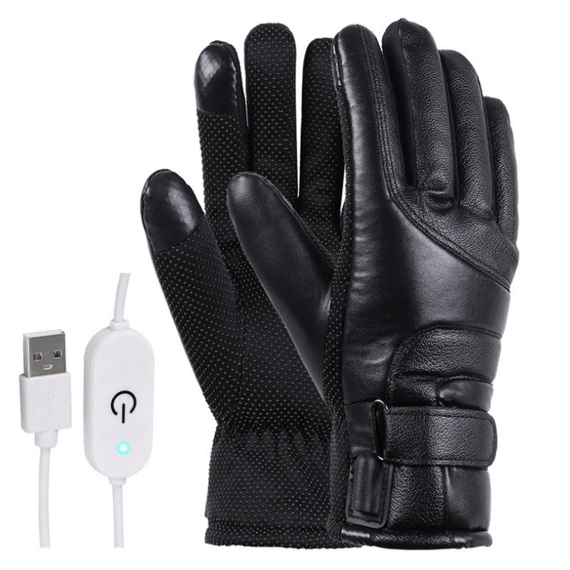 Gants Chauffants Électriques Imperméables et Coupe-Vent