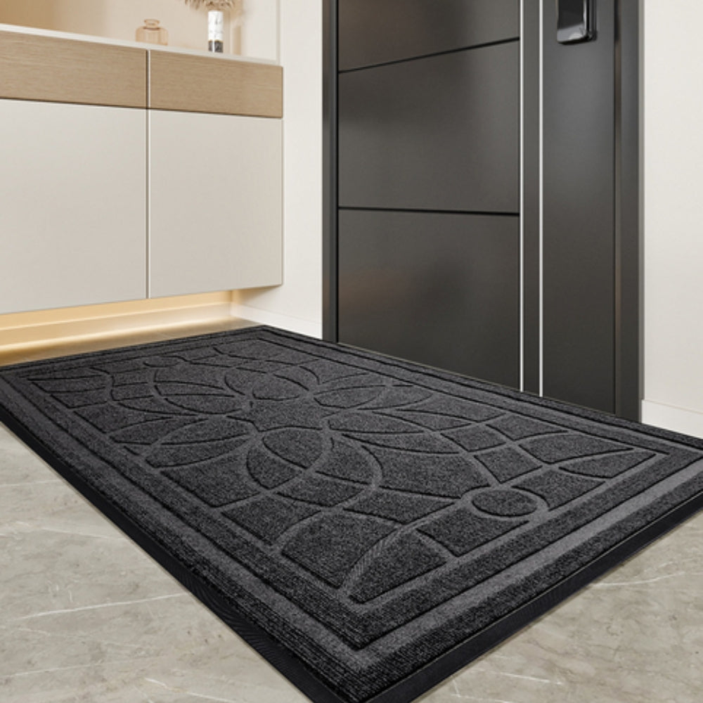 Paillasson à motif mandala – Gris