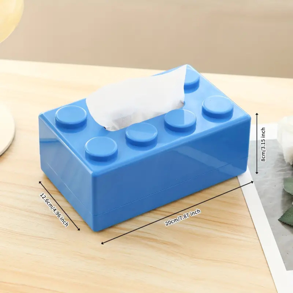 Boîte à mouchoirs blocs de construction