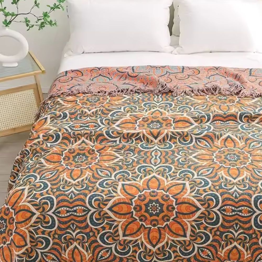 Plaid en coton Sienna Sun