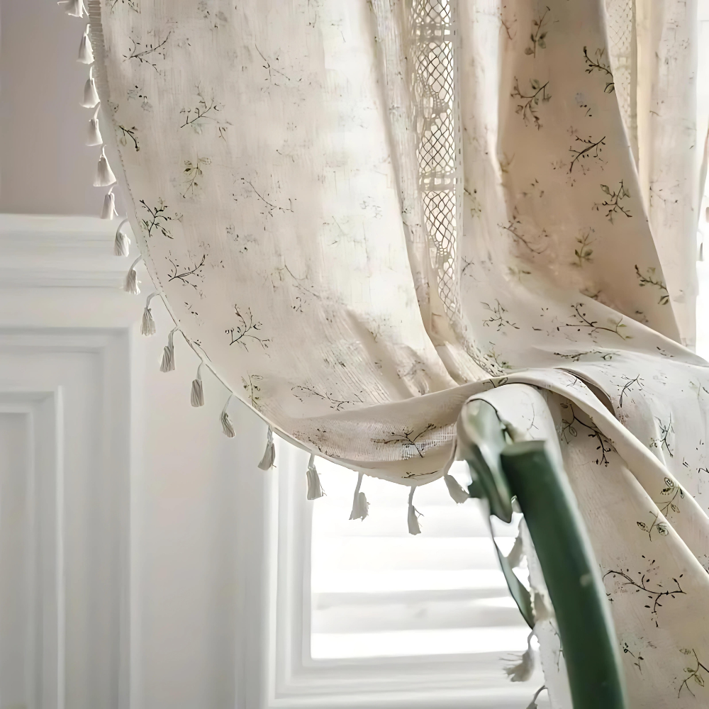 Rideau en dentelle Whimsical Meadow – Rod Pocket