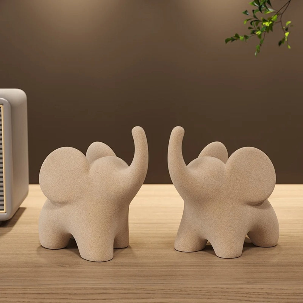 Figurines éléphant en résine – Scarlet Dream