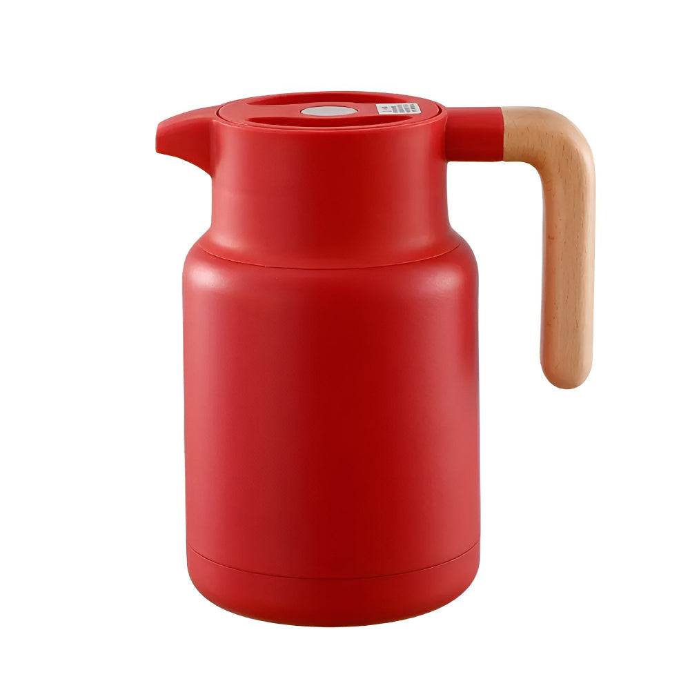 Carafe isotherme à poignée en bois