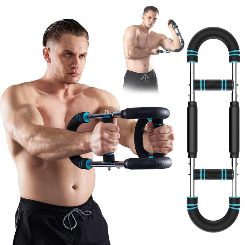 Barre Rotative pour Musculation des Bras – Entraînement Poignets & Avant-bras