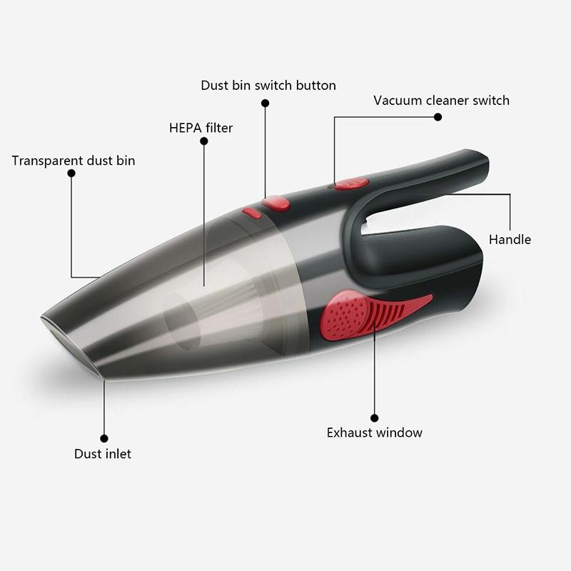 Aspirateur à Main Sans Fil – Puissant et Portable