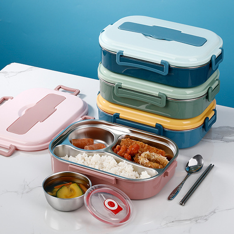 Boîte Bento en Acier Inoxydable – Lunch Box Étanche